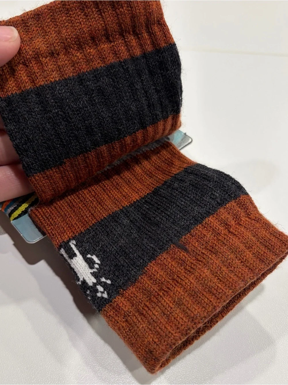 SmartWool Men's Small Everyday Barnsley Sweater Socks Picante NWT Stripes Red